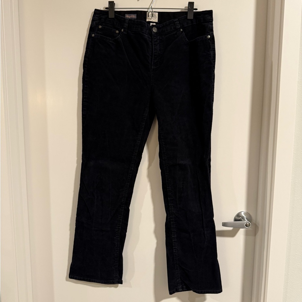 St. John's Bay Dark Corduroy Pants